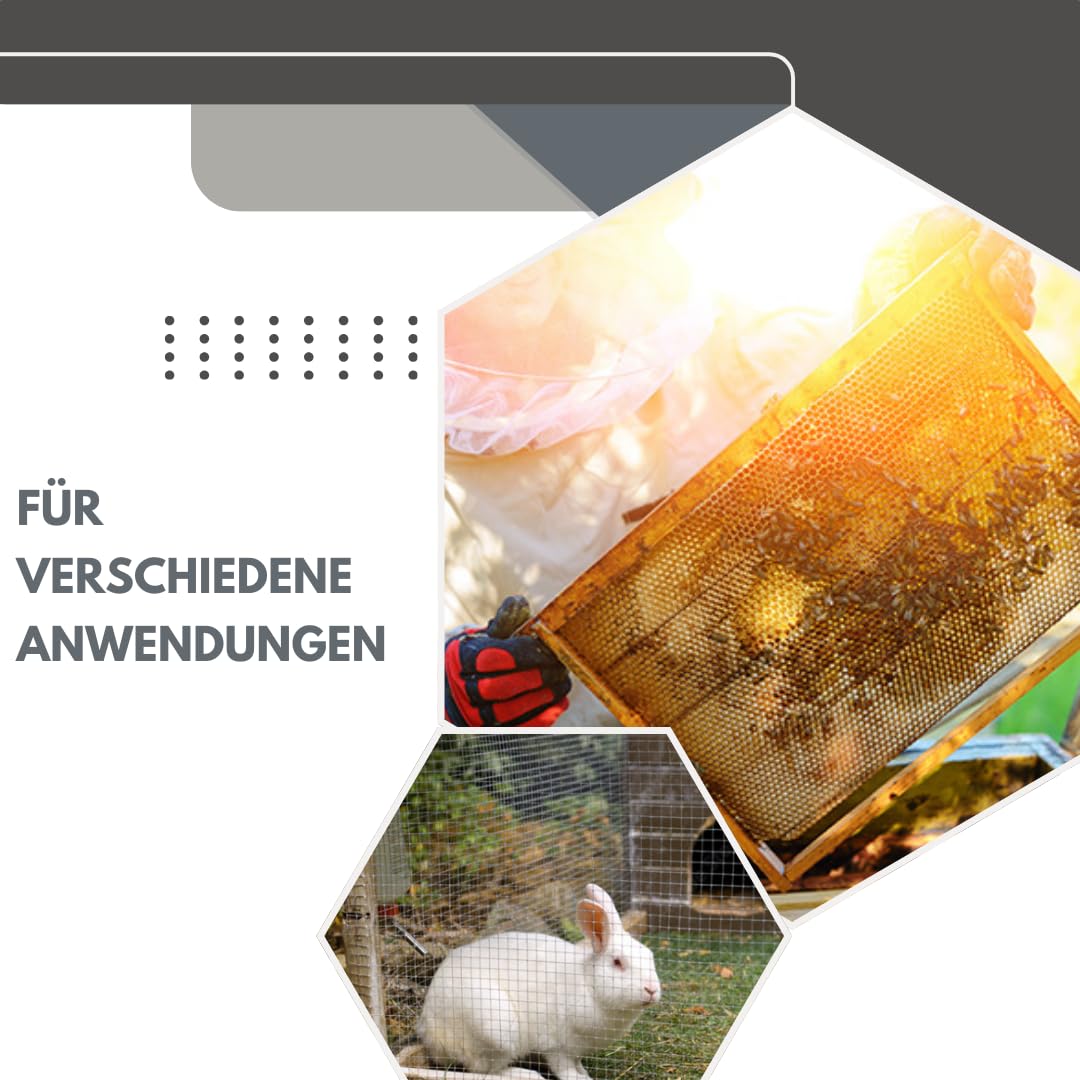 Edelstahl Fliegengitter 12,5 m x 0,6 m | V2A Edelstahlgewebe feinmaschig, robust & zuschneidbar – Insektenschutz, Nagerschutz, wetterfest | 12,5 m x 60 cm Breite