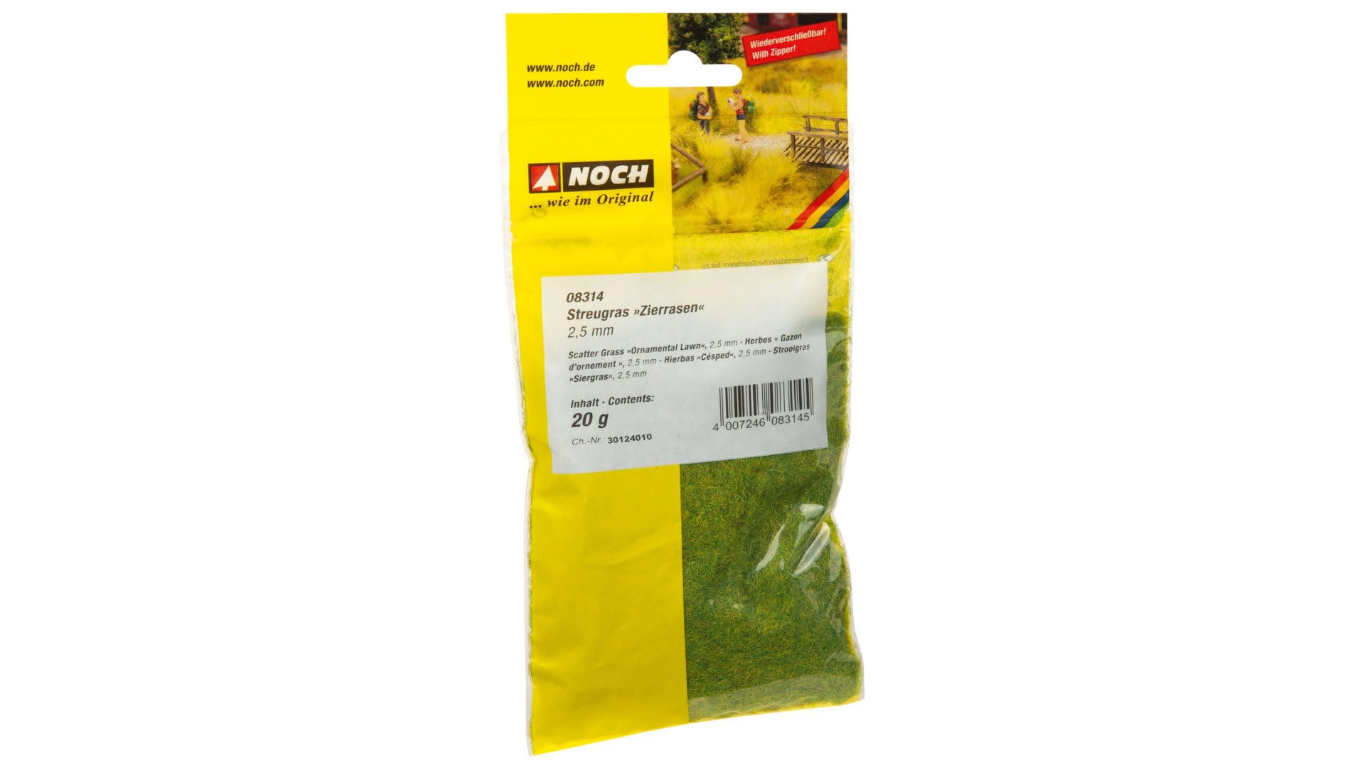 Noch Ornamental Lawn Scatter Grass 2.5mm (20g) HO Gauge Scenics 08314