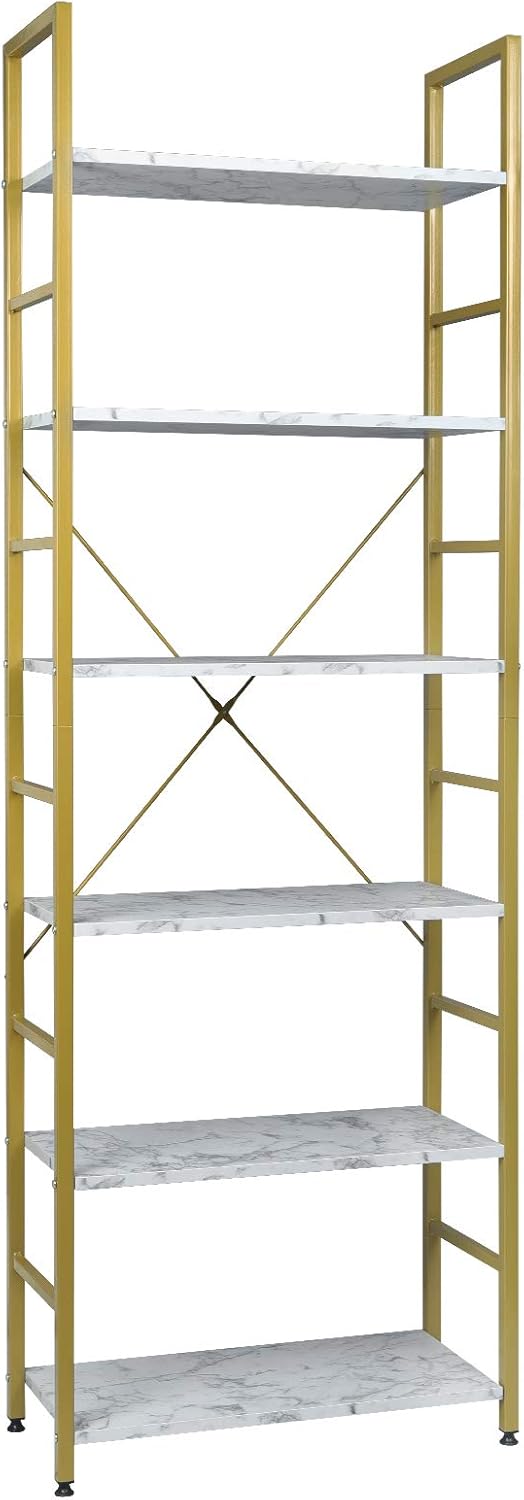 Scaffale Angolo 6 Ripiani EUGAD - Design Industriale, Legno E Metall, 180cm - Foto 3