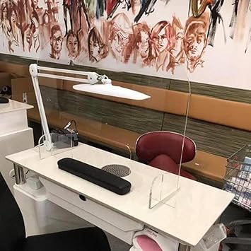 GAH SNEEZE GUARD Acrylic Protecive Barrier Table Desk Checkout Shield 40x50cm