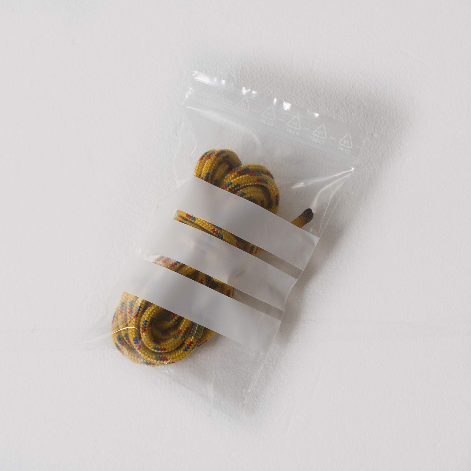 Lot de 1000 Sachets plastiques à fermeture ZIP 100x150mm + 3 bandes blanches