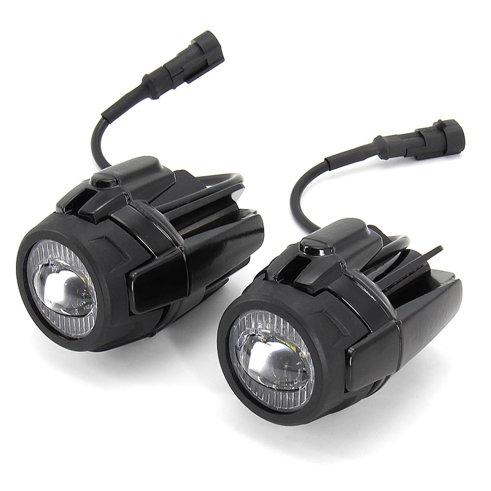 Ouqaerm Fog Lights Fit For Kawasaki For Versys650 2014 Motorcycle Headlight Spotlight Bracket Fog Light Auxiliary Lamp Holder Headlamp Bracket(Fog Lights)