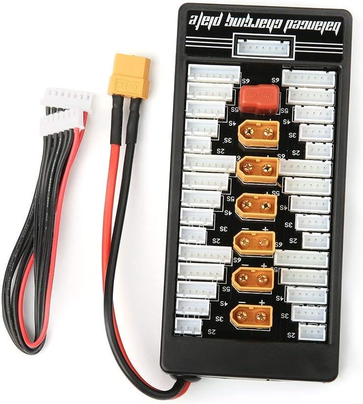 NIDICI XT60 Lipo Battery Charger 2-6S Parallel Balanced Charging Board Charging Plate for Imax B6AC 720i Lithium Batteries Charger Part