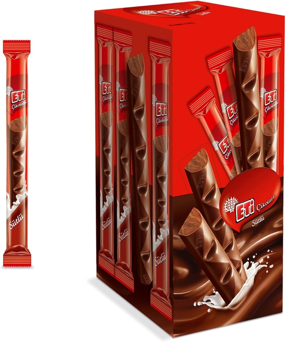 Eti Uzun Sütlü Çikolata 34 g x 16 Adet
