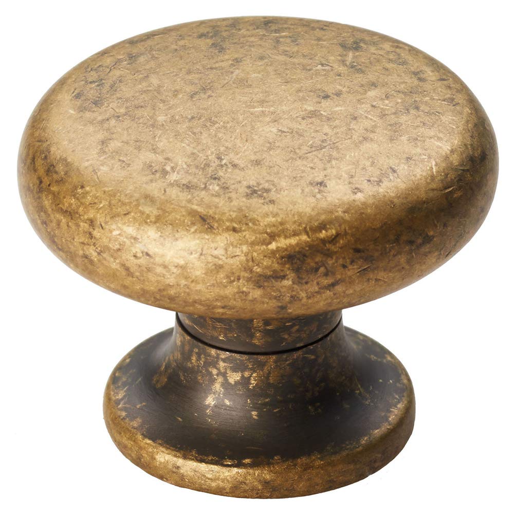 Abrafix Derby' Antique Brass Cupboard/Wardrobe Door Handle Knob 35mm