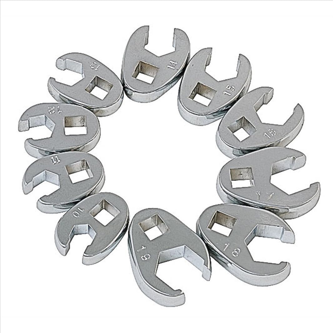 Sunex Tools - 3/8 Drive 10 PIECE Metric Flare NUT Crowfoot Wren
