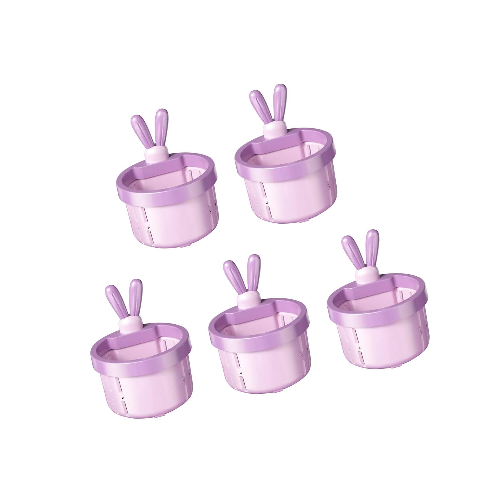 BWANGIAO Pack Of 5 Rabbits Shape Sink Strainers With Fine Meshes For Efficient Kitchen Drainage And Food Scraps Filtering