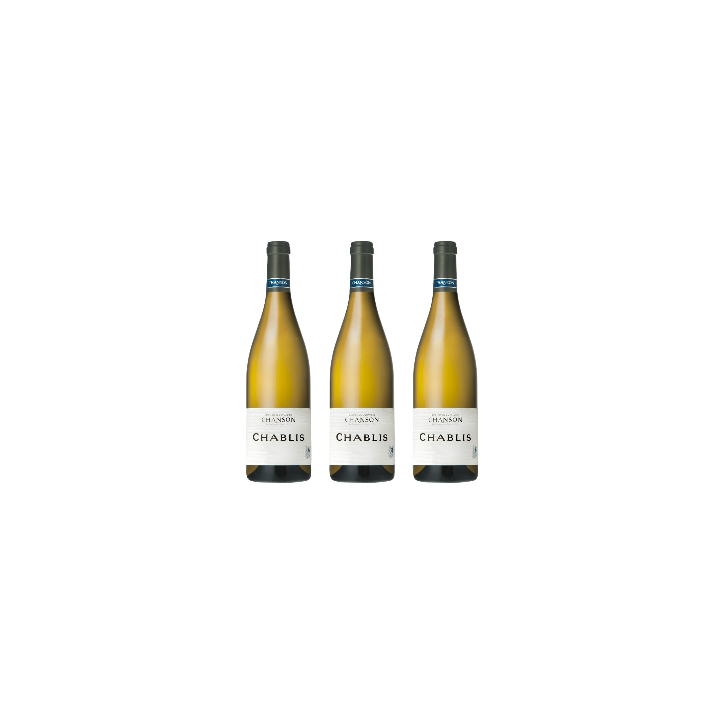 Domaine Chanson Père Fils Chablis Weisswein Weiss trocken Frankreich inkl. FeinWert E-Book (3 x 0.75 l)