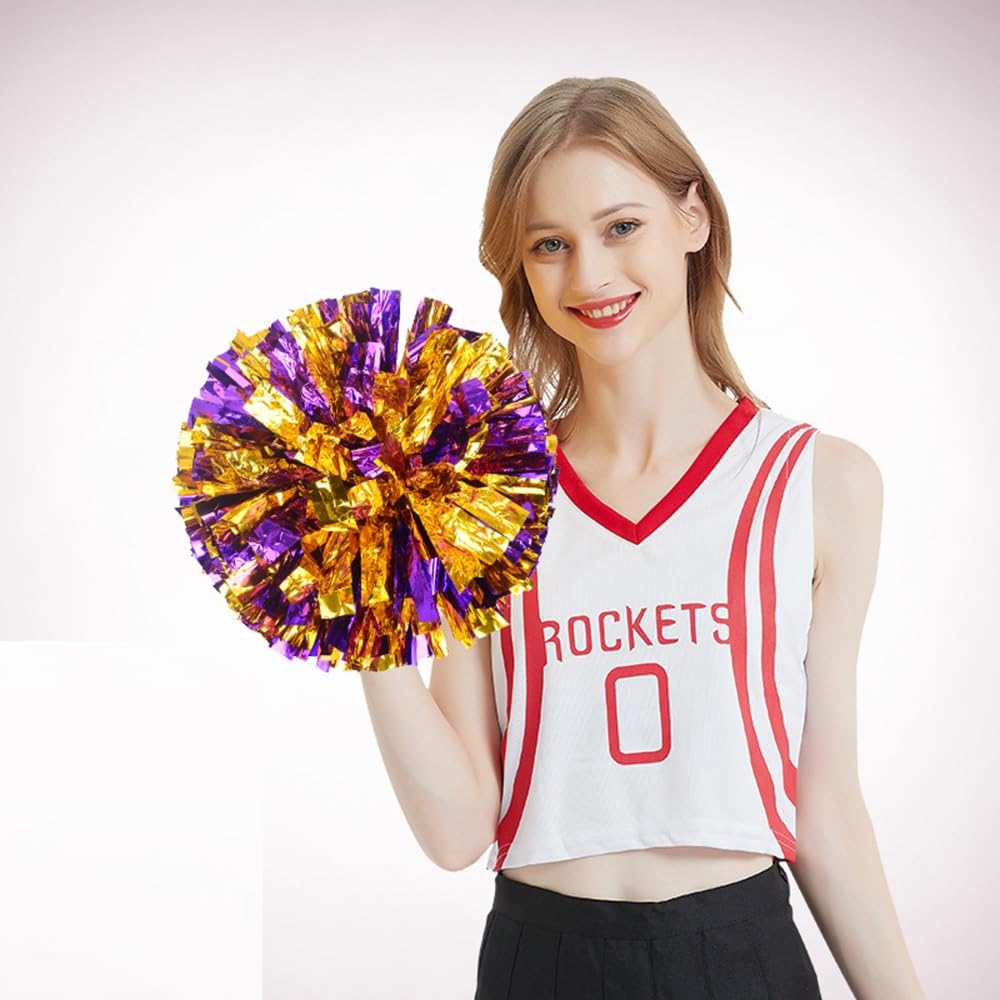 Amazon.co.jp: DIFEIUKI ポンポン チア 10個セット 5色 応援ポンポン