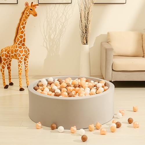 Miniatura 3 de GOGOSO Pelotas para bebés, tienda de campaña para niños, pelotas de plástico para decoración de habitación y fiesta, 100 juguetes pelotas de