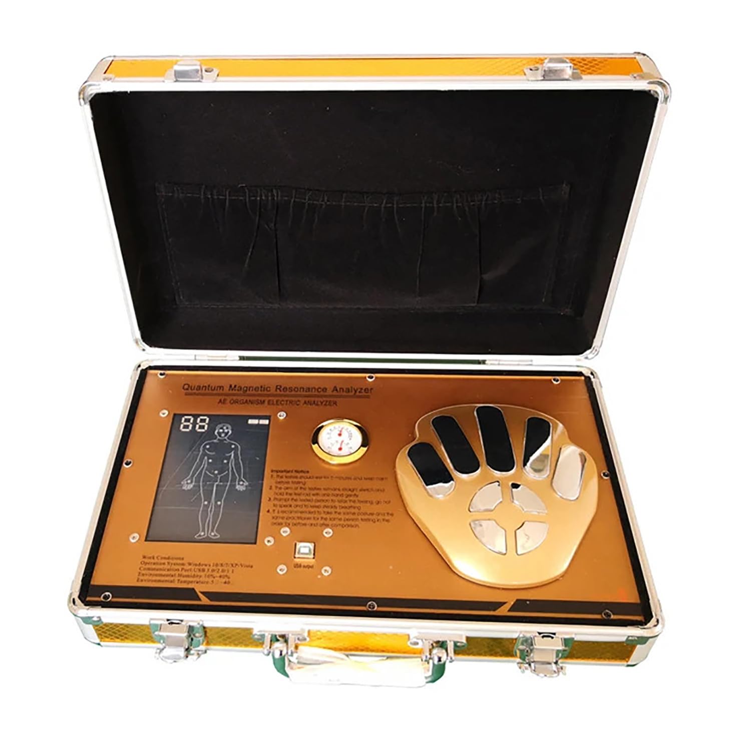 COYEUX Quantum Health Body Analyzer, Inteligentny detektor dynamicznych komórek ludzkich meridianów do szybkiego i dokładnego testowania zdrowia fizycznego dla wszystkich systemów Windows