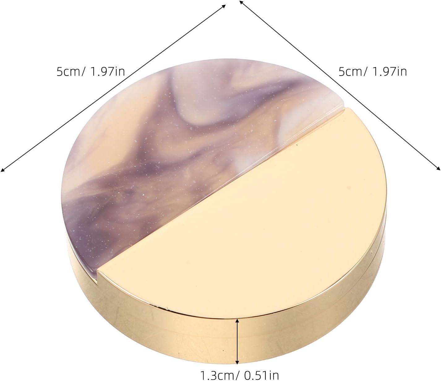 Empty Solid Perfume Case, 3g Portable Balm Container for DIY