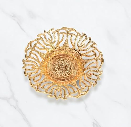 Miniatura 10 de Alisveristime Juego de 12 tazas de café turco griego árabe, taza de café expreso, platillo de porcelana (color plateado mezclado)