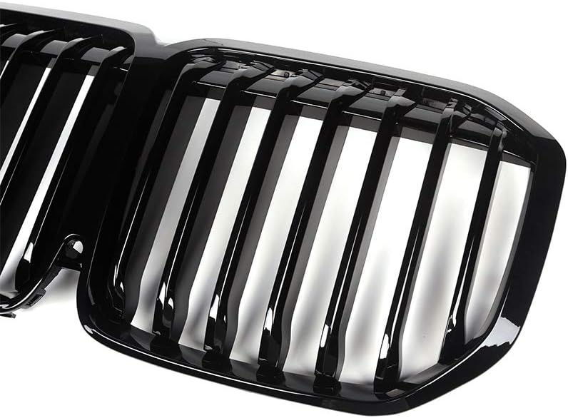 2019-2023 Glossy Black Kidney Grille for BMW X7 G07 5DR SUV Performance Style Grill Front Hood Insert Replacement