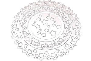 KSCRAFT Star Border Doily Shaker Metal Cutting Dies Stencils