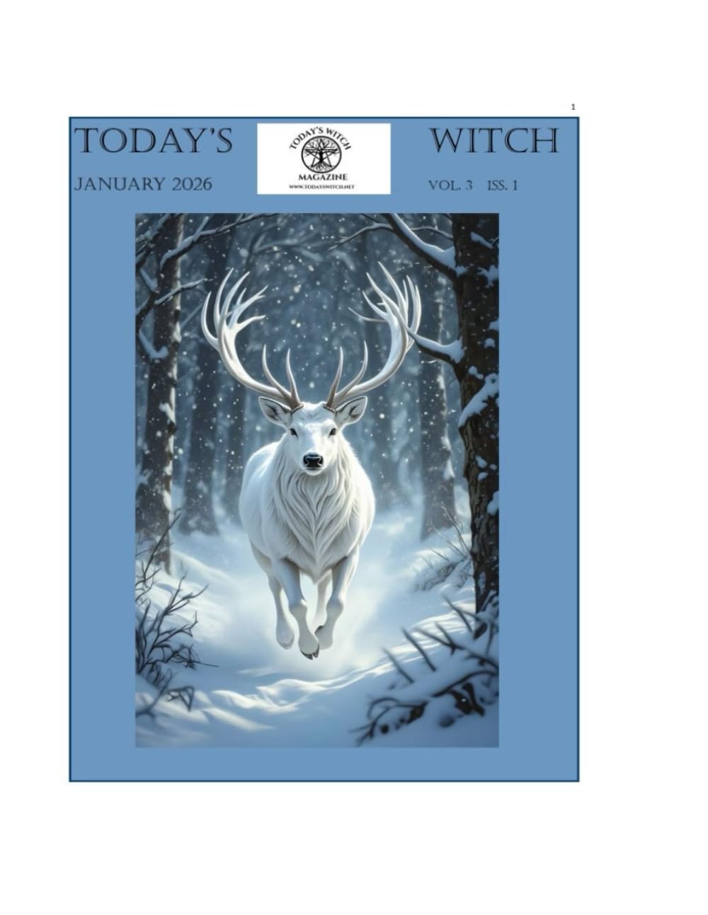 Today's Witch Magazine January 2026, Volume 3 Issue 1