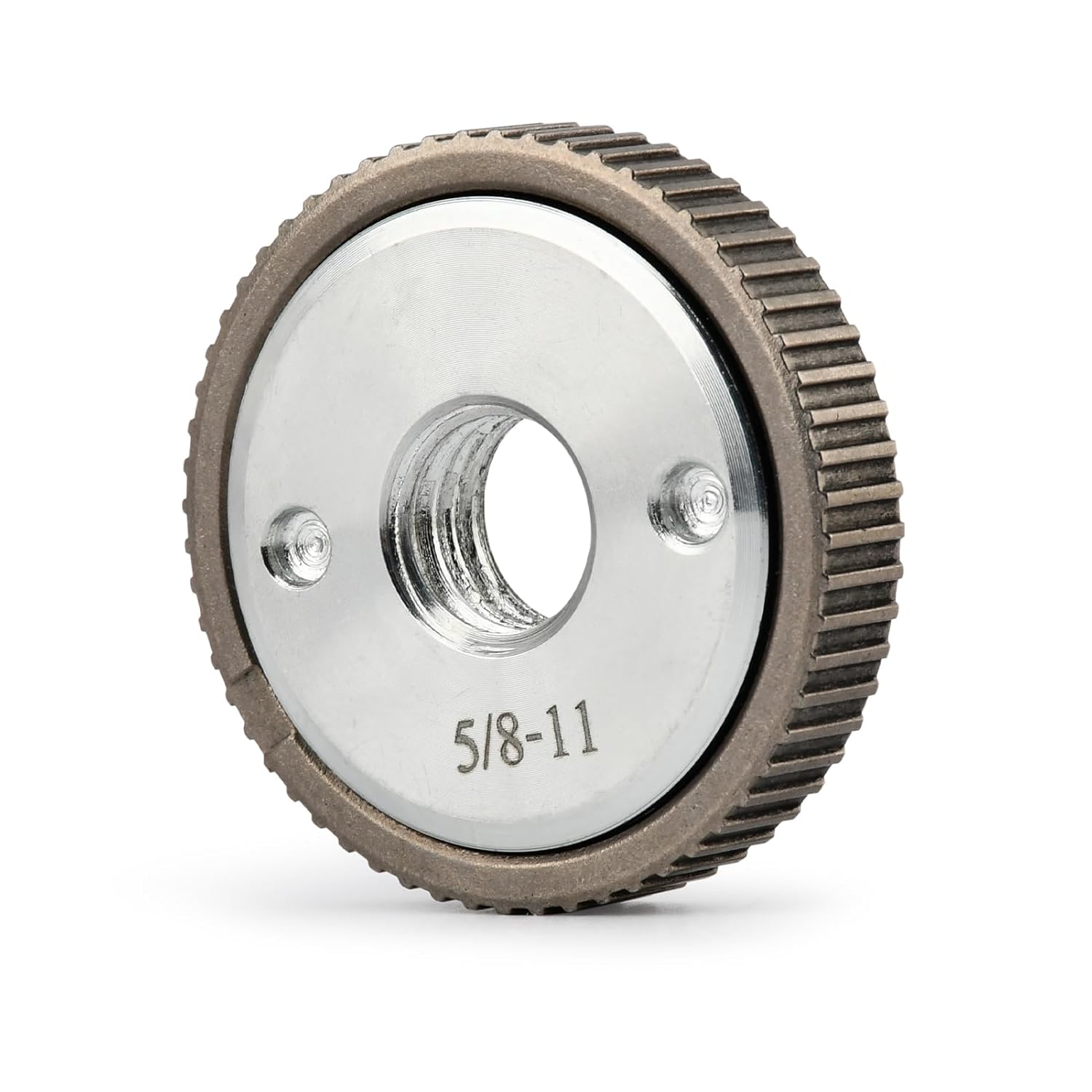 5/8"-11 Flange Nut for Thread Angle Grinder, Quick Release 5/8-11 Grinder Locking Nut for Angle Grinder Replacement Parts, High Strength Steel(Size:1pc)