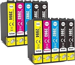 ECS Compatible Toner Cartouche Remplacement pour Epson T2991 XP-235 XP-245 XP-247 XP-255 XP-257 XP-332 XP-335 XP-342 XP-345 XP-352 XP-355 XP-432 XP-435 XP-442 XP-445 (Noir,Cyan,Magenta,Jaune,10-Pack)