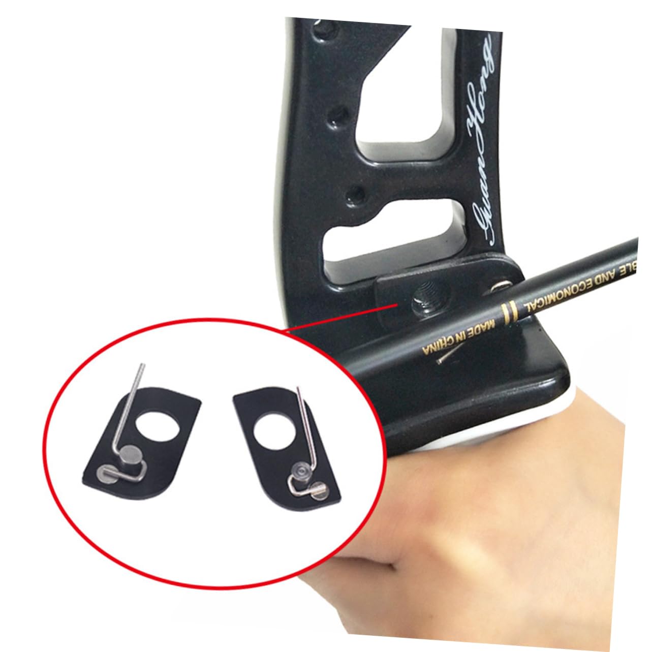 Yardwe Universal Arrow Rests Magnetic Patch Bow Equipment Easy to Use Install