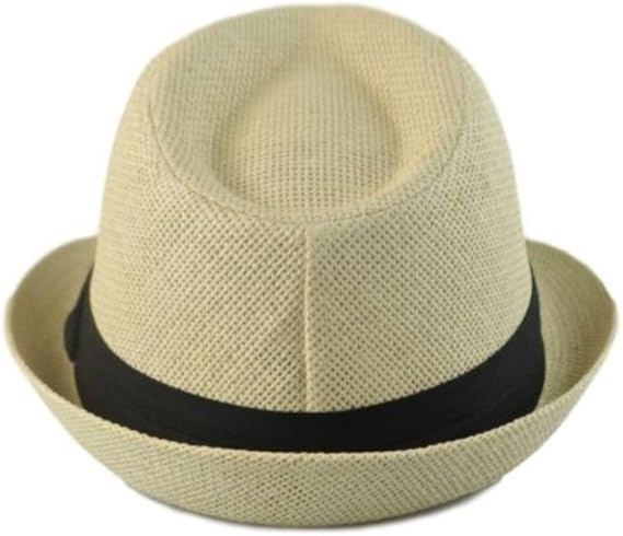 Cool Straw Fedora Hat 