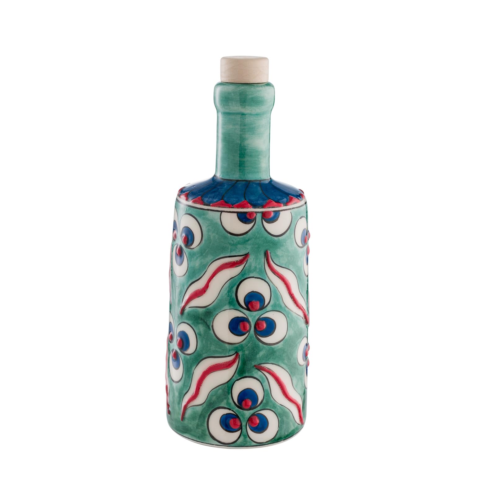 Öl- & Essigspender-Set Aus Glas – Marineblau, 480 Ml, Mit Ausgießer, Für Küche & Dekoration
