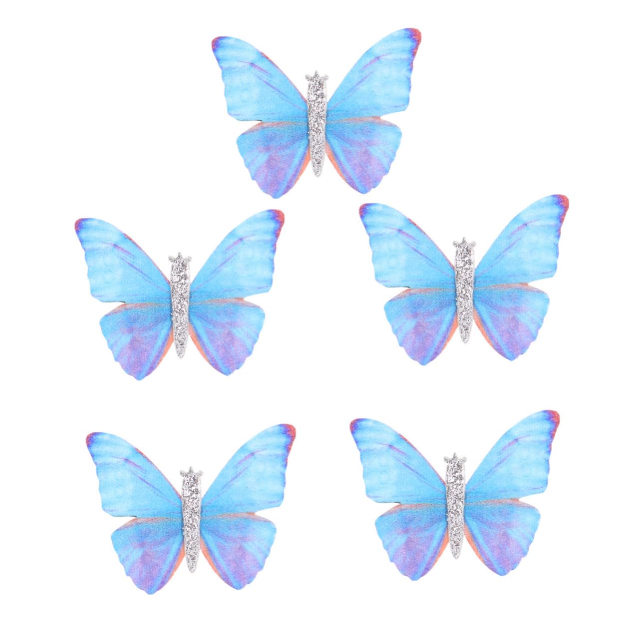 NOLITOY 10pcs Fairy Butterfly Hairpins Bowknot Design Cute Duckbill Clips for Hair Accessories for Women and Girls for Parties and Everyday Wear
