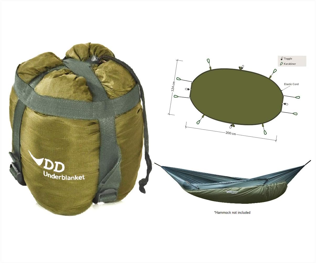 DD Hammocks Underblanket - Lightweight Portable Hammock Underquilt for Outdoor Winter And Fall Camping Suitable to 23 Degrees Fahrenheit