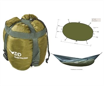 DD Hammocks Underblanket - Lightweight Portable Hammock Underquilt for Outdoor Winter And Fall Camping Suitable to 23 Degrees Fahrenheit