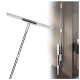 Silicone Brooms for Floor Cleaning, Multifunction with 49 Long Handle Air Broom as Seen on Tv, Squeegee Mop for Floor for Concrete Floor,Bathroom Tile