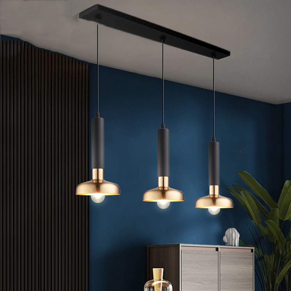 Éclairage de Plafond en Fer Noir E27 Style Rétro pour Restaurant et Loft - 7