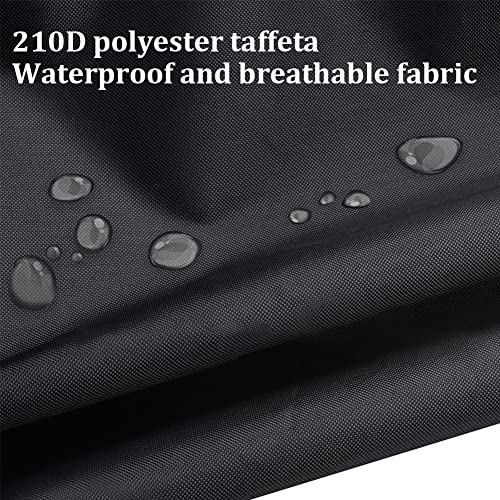 Image of Car Cover for Bronco 2021-2022 4 Door 210D Waterproof 6 Layers Car Cover Custom All Weather Protection for Automobiles Indoor Outdoor Full Cover Fit up SUV ORV to 198 inch x 86 inch x 78 inch, Black