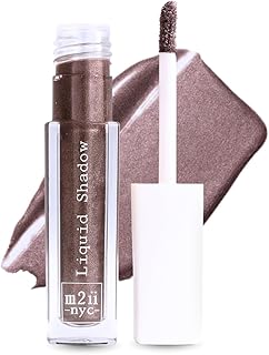 M2U NYC Sombra de ojos líquida gris lavanda –...
