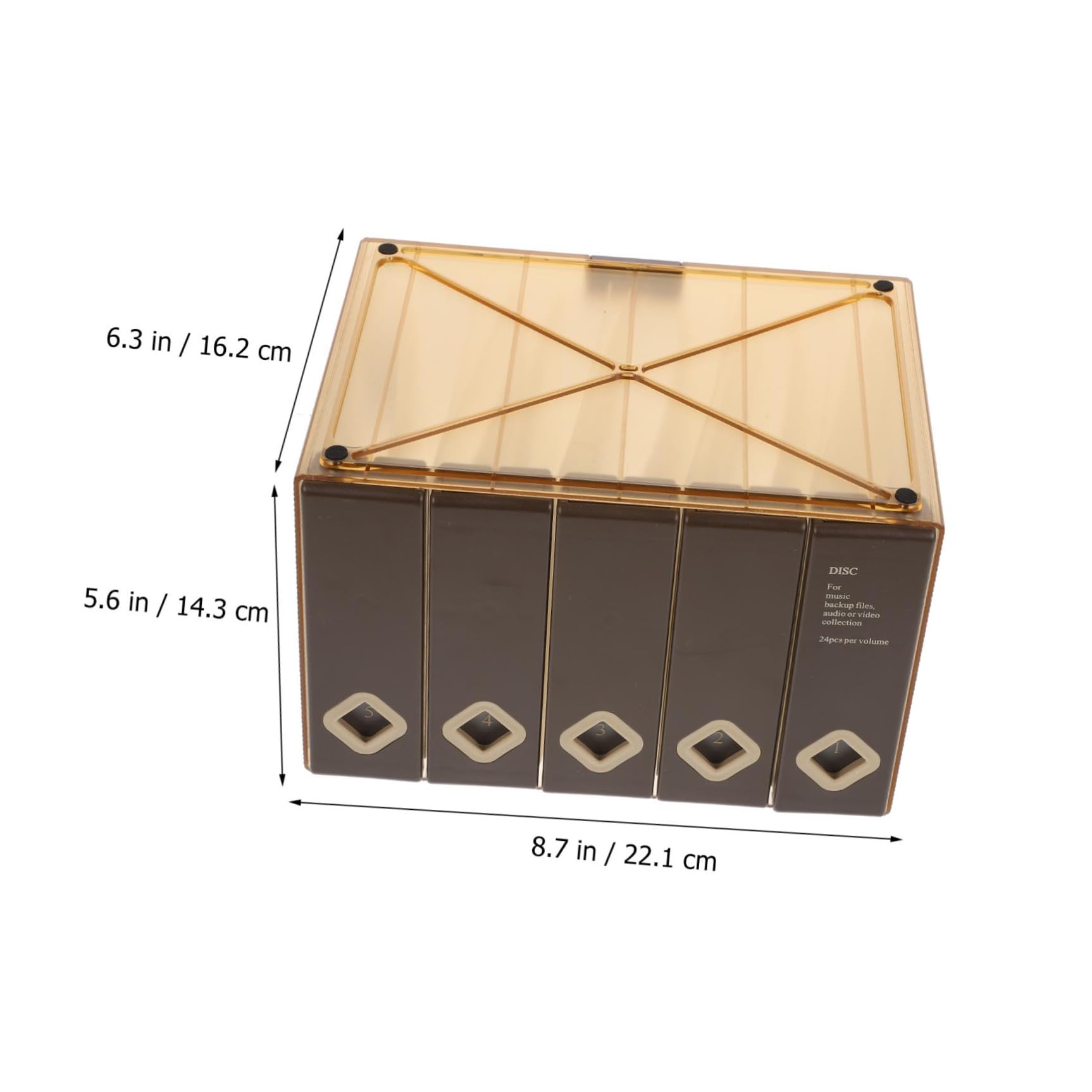 Cabilock Custodia del CD Dvd Scatole di Immagazzinaggio Titolari Librerie CD Disco Rigido Portatile Scaffale Libreria CD Borsa Porta Dvd Flight Case Album CD Organizer Case