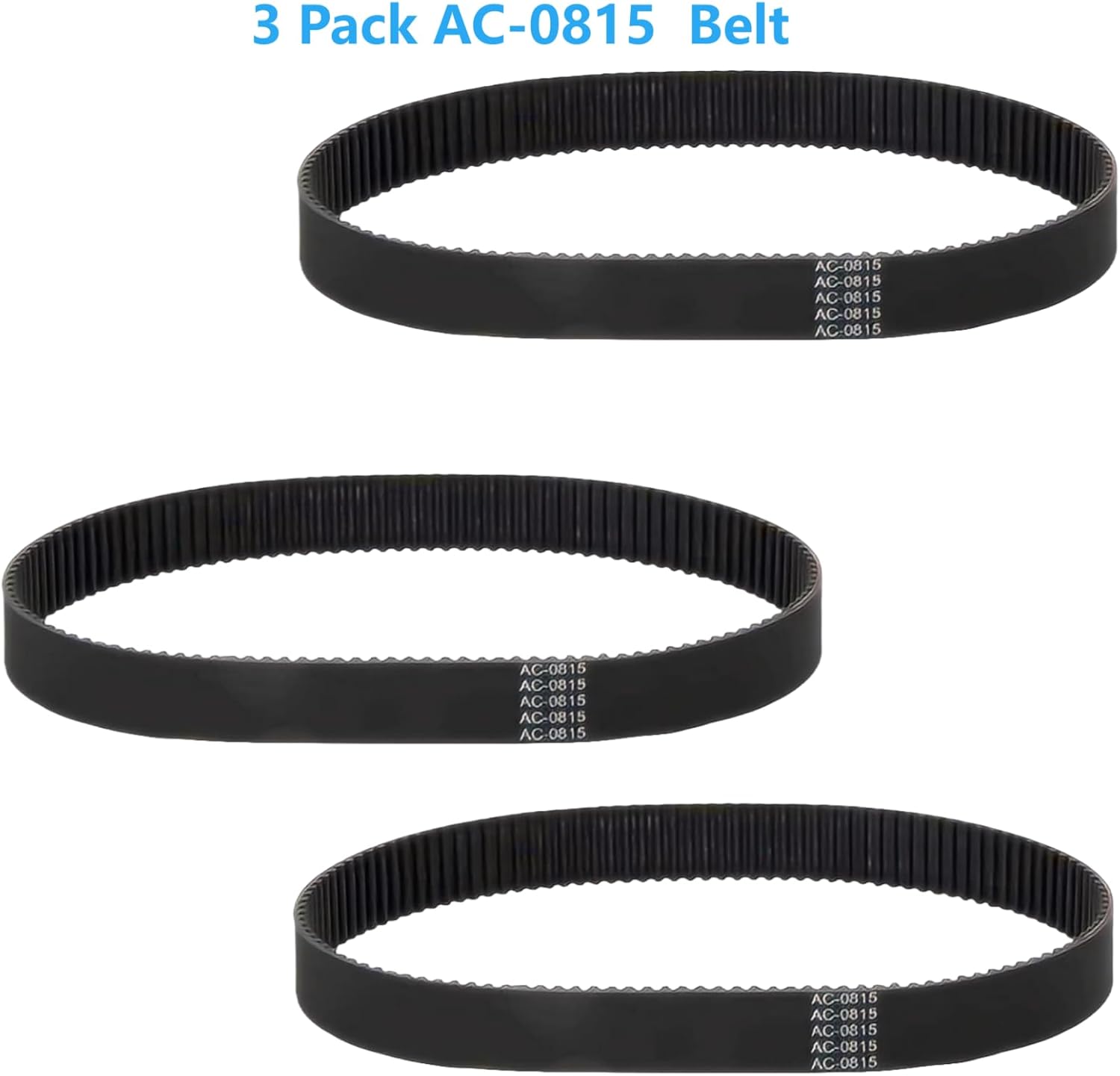 3 Pack AC-0815 Torque Belt Replacement for Dewalt Devilbiss Porter Cable Makita Sears Craftsman CAC-1311 CAC-1342
