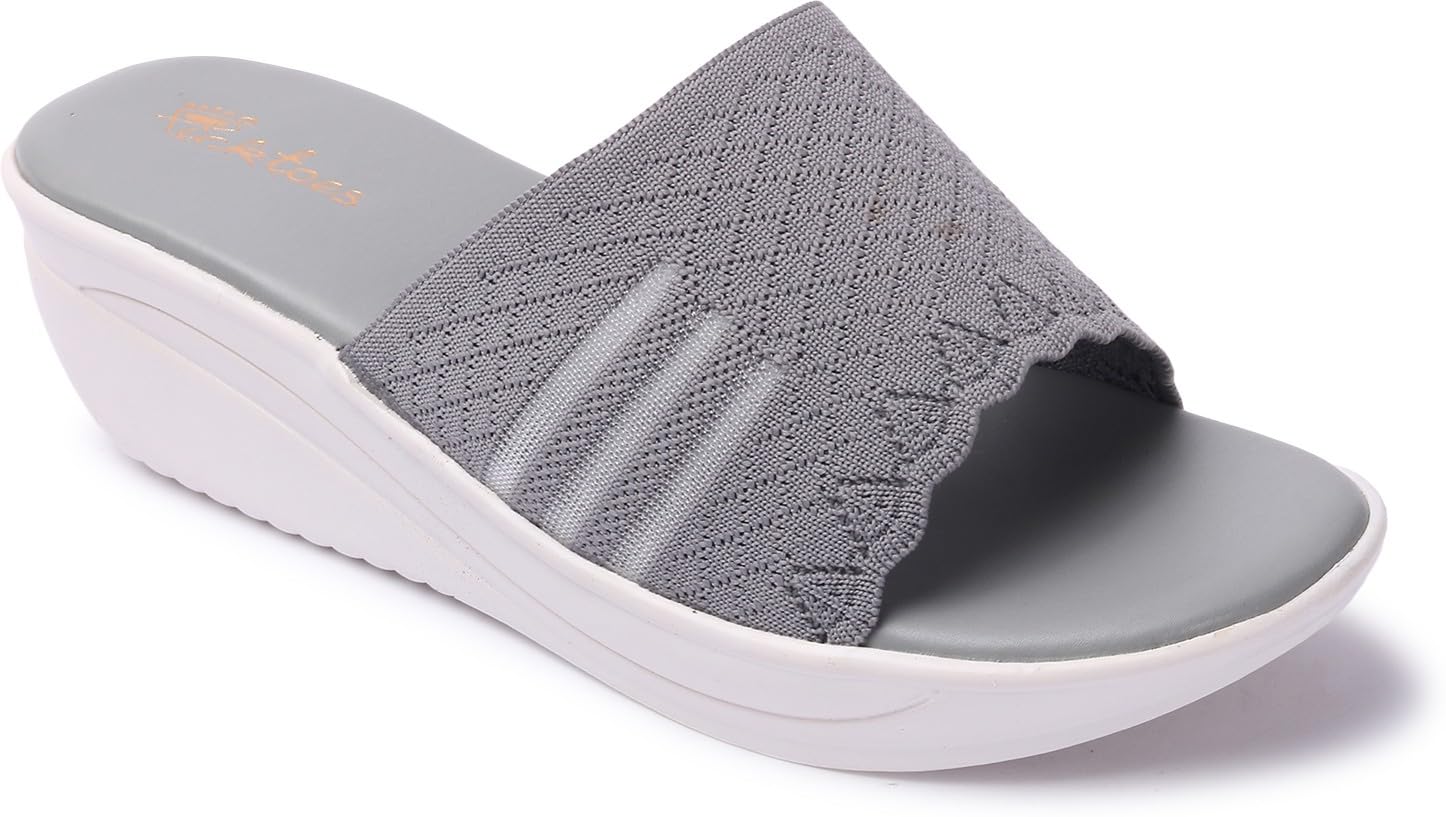 Picktoes Pink Striped Wedge Mules (B0CBZCLGQ2) Amazon Price History, Amazon Price Tracker