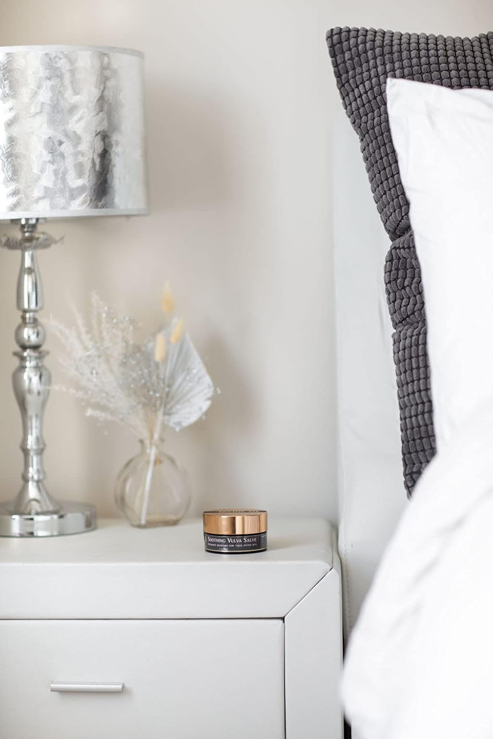 Vaginal Moisturizer Balm - Divine Me Soothing Vulva Salve - Certified Organic, Edible - Feminine Skincare - Helps w/ Dryness, Discomfort & More - 2 oz. : Health & Household