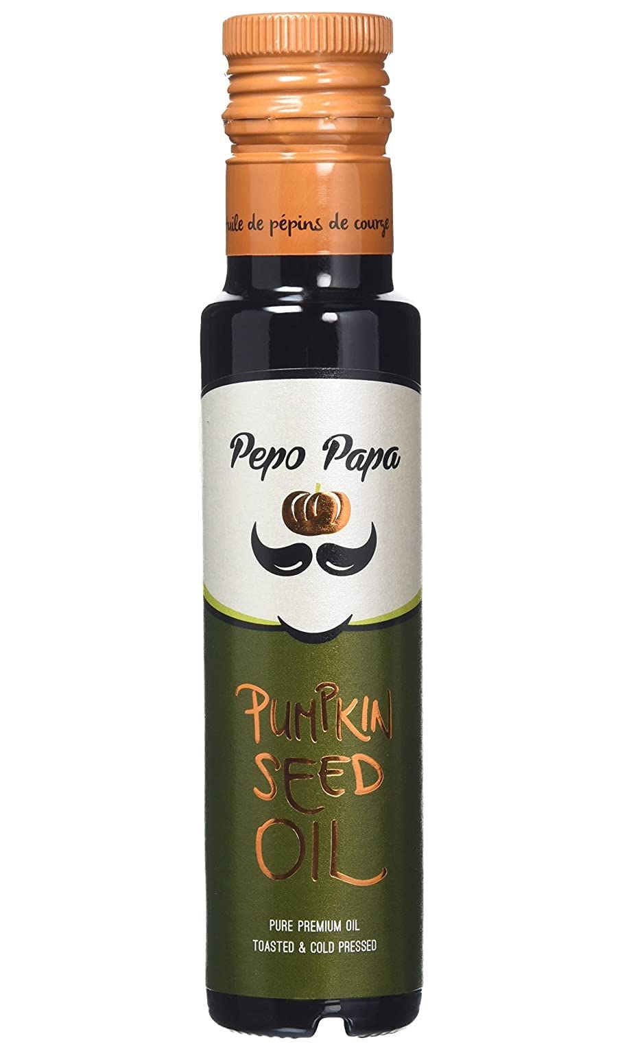 Pepo Papa - Huile de pépins de courge 100% pure, issue de la première pression selon la méthode traditionnelle (100 ml) - 1