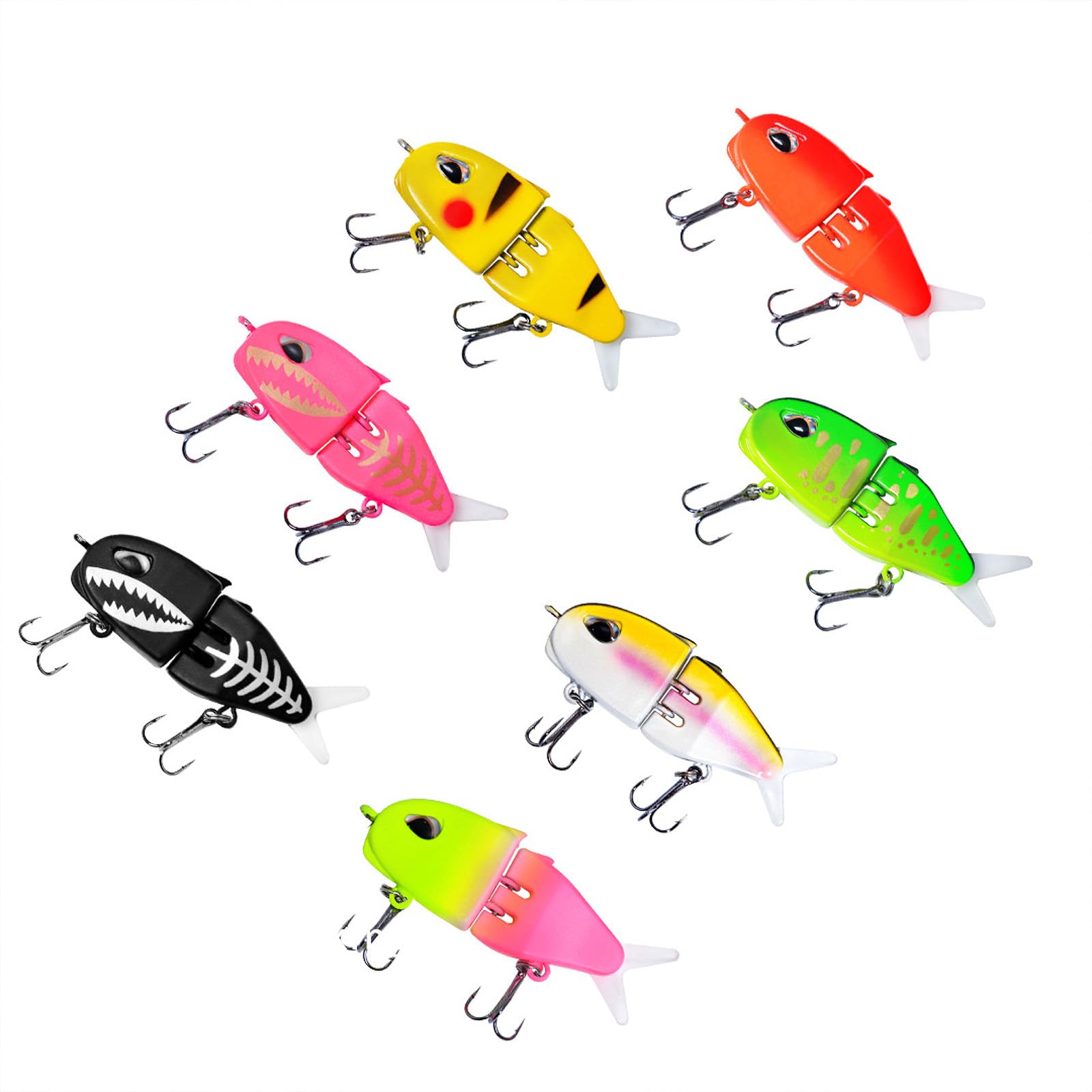 Confezione da 7 mini esche Glide