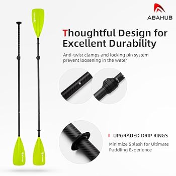 Amazon | Abahub 4ピース カーボン SUPパドル カヤックオール