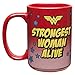 Zak Designs DC Comics 15 oz. Ceramic Coffee Mug, Wonder Woman (WWNK-1593)