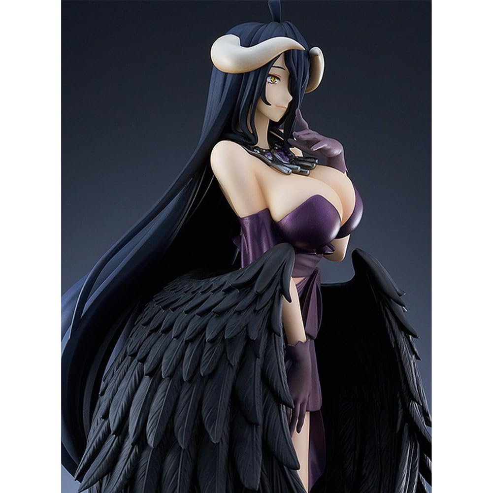 Albedo Figurine Anime 18 cm Mignon Fille Modèle Robe Statue PVC Objets de collection Statue Décoration de bureau Cadeau
