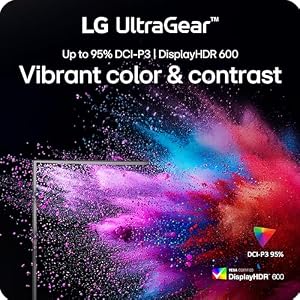 LG 37G800A-B 37-Inch Ultragear 4K UHD (3840 x 2160) Curved Gaming Monitor, 165Hz, 1ms, FreeSync Premium Pro, DisplayHDR 600, HDMI 2.1, DisplayPort, USB Type-C, Tilt/Height/Swivel Stand, Black — photo 3 of 6