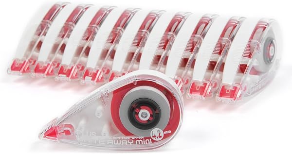 Plus Precision Correction Tape – 20-Pack, Smooth Instant Coverage, No Drying Time, 5/32â€