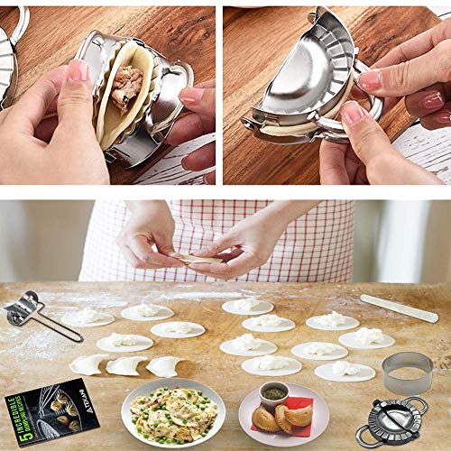 3PCS Dumpling Maker, Stampo per Ravioli, Dumpling