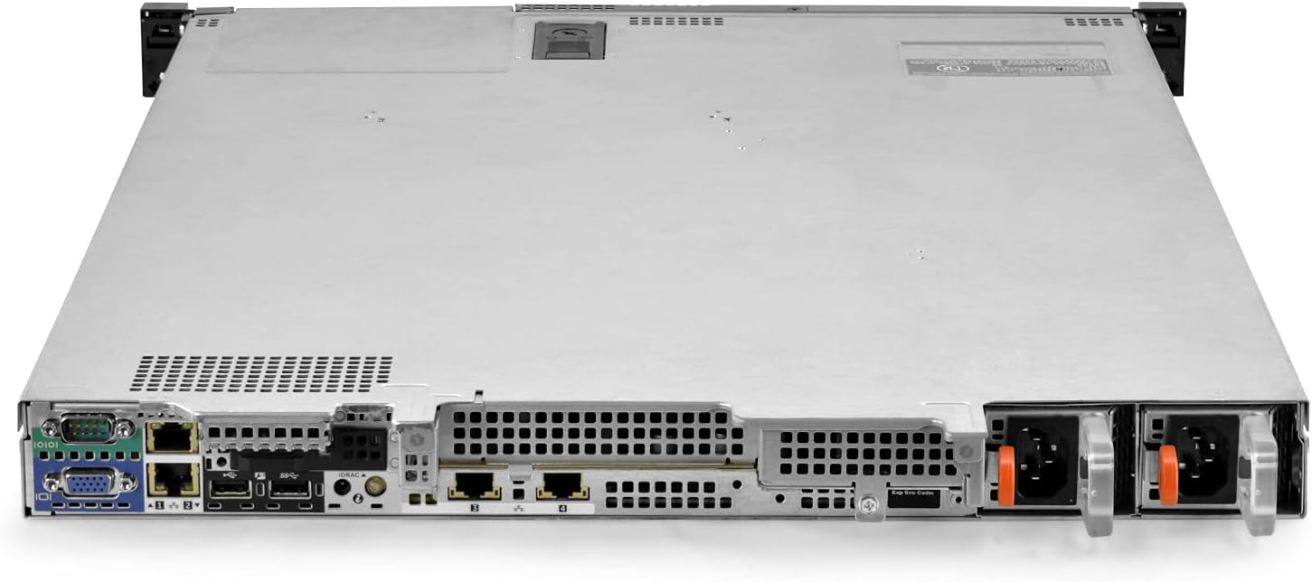 Dell PowerEdge R430 Server 2.40Ghz 12-Core 64GB RAM 2X 240GB SSD + 4X 10TB SAS (Renewed)