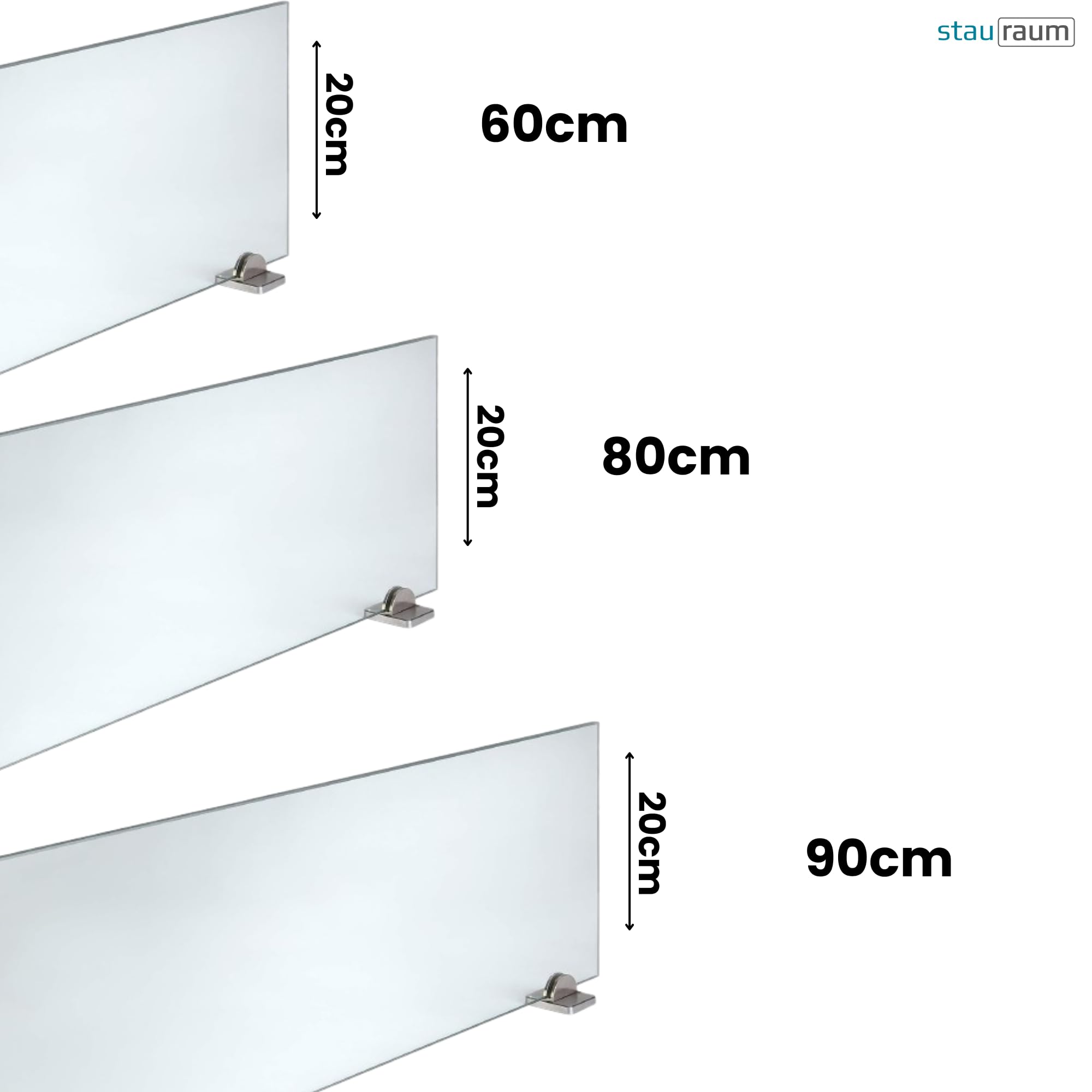 Spritzschutz Halterung ohne Bohren Herd Kochinsel mit Glasplatte 90cm Breite