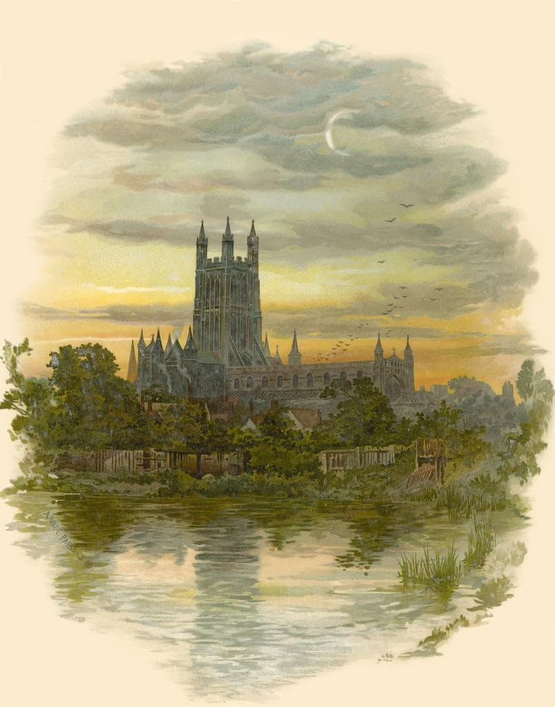 Toile Cathédrale de Gloucester par Arthur Wilde Parsons poster 60x90cm - 5