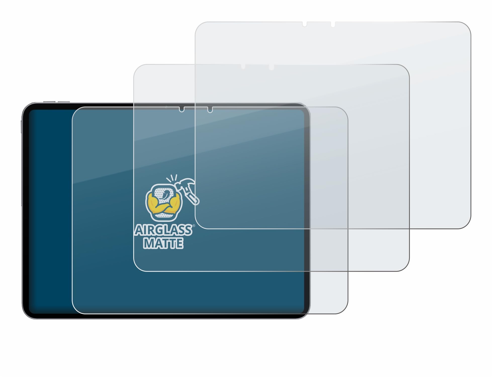 brotect 3 Pezzi Pellicola Vetro per Oppo Pad 6 | Opaca Protezione Schermo Made in Germany, Anti-Riflesso Durezza 9H Anti-Graffio