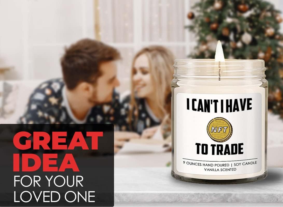 Cryptocurrency Vanilla Candle - To Trade - Trader Bitcoin Miner Collector Investor Finance Bussinesman Boss Broker