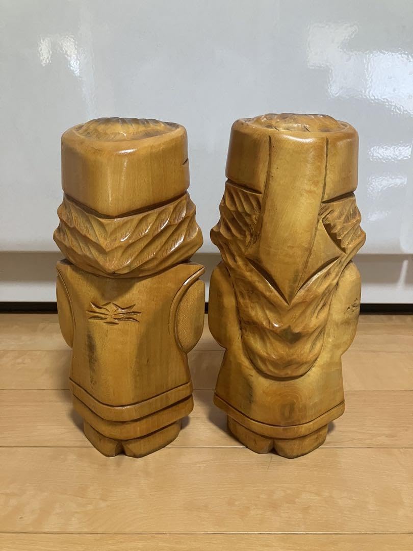 Amazon | ニポポ人形 北海道 アイヌの夫婦 人形 | 人形・ドール | おもちゃ